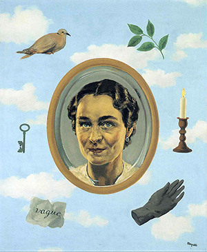petite photo du tableau georgette de magritte