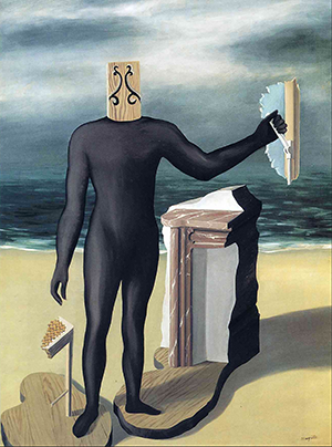 petite photo du tableau l'homme du large de magritte